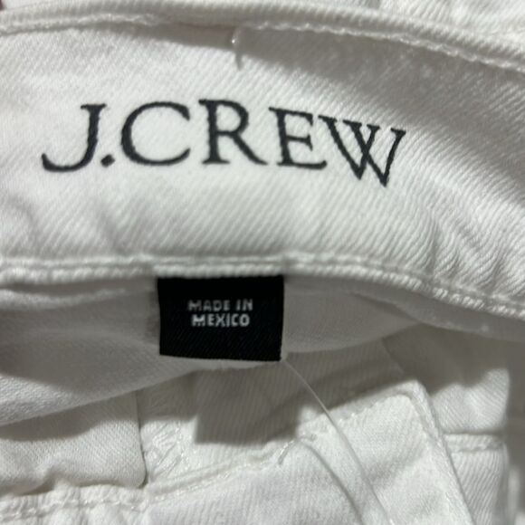 J. Crew BM338 Wide-leg denim trouser in white size 32 NWT - Picture 9 of 13